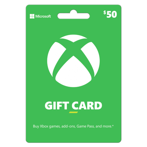 Xbox gift card physical $50