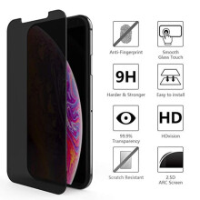 Protetor de tela anti-espionagem ProGuard compatível com iPhone 11, pacote com 3 unidades, dureza 9H, preto.