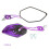 Motorcycle Rearview Mirror Flame Pattern 1 Pair 8mm/10mm 1