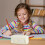 Corduroy etui vintage, effen wit 5