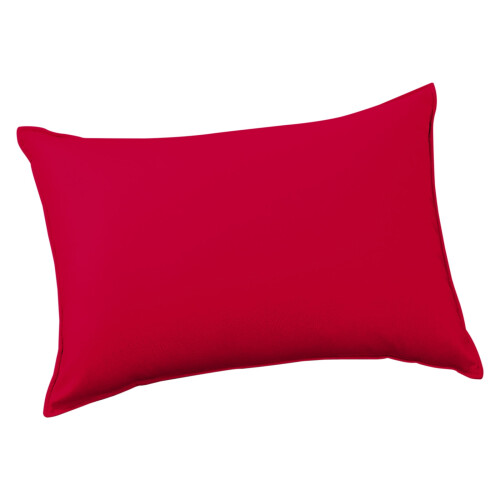 Housse de coussin d'extérieur imperméable rectangulaire unie 1