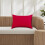 Housse de coussin d'extérieur imperméable, rectangulaire, moderne, unie 8