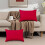Housse de coussin d'extérieur imperméable rectangulaire unie 6