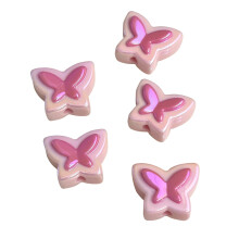 Acrylic AB Beads Transparent 6mm 100pcs