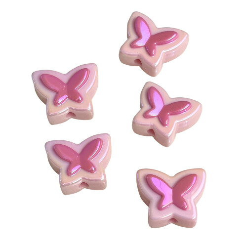 Acrylic AB Beads Transparent 6mm 100pcs