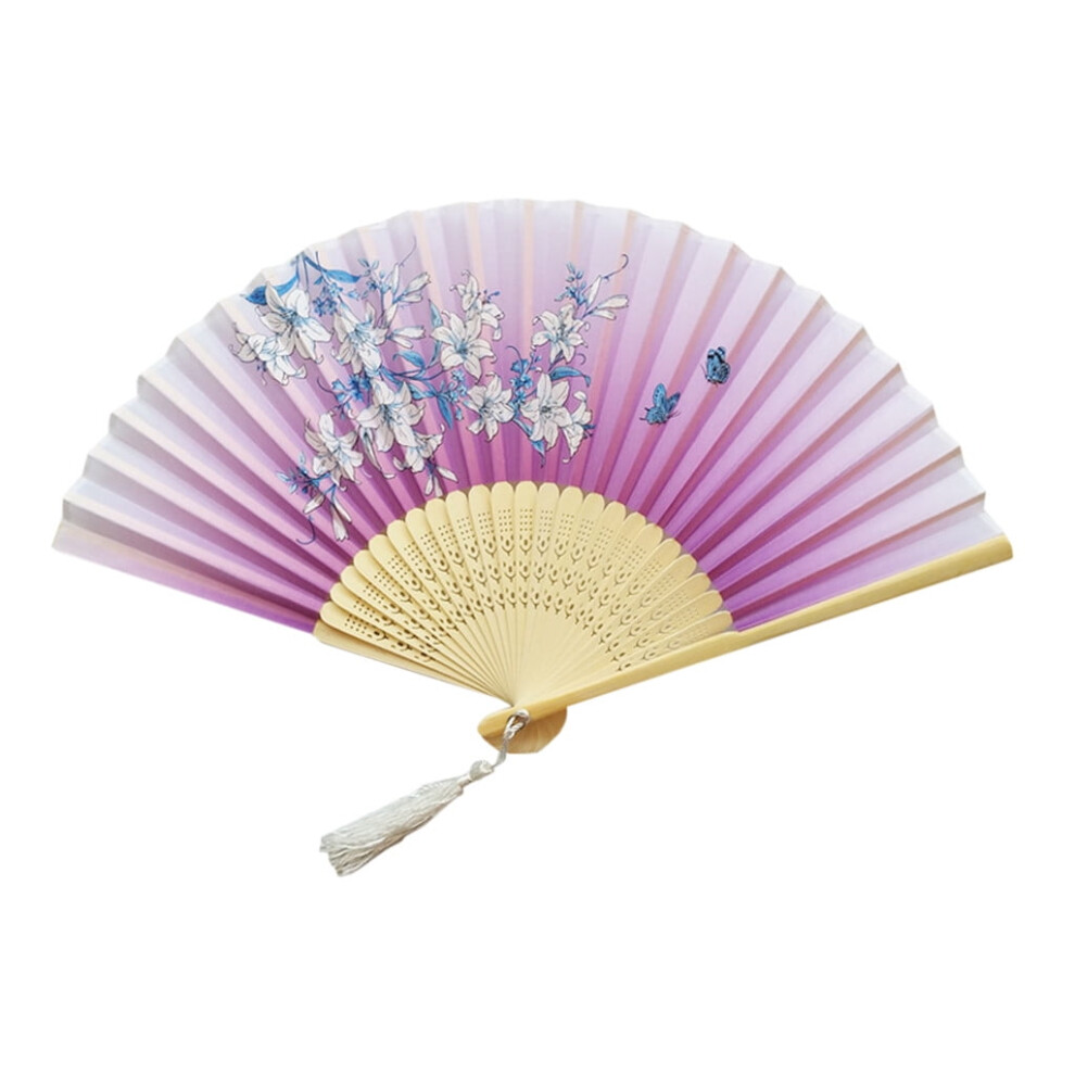 Bamboo Folding Fan Handheld Portable Fan 1 Pc 940684084340