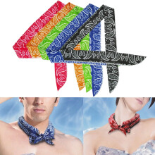 Cool Bandana Neck Wrap Headband Ice Silk Scarf 1pc