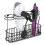 Metal Hair Styling Tool Storage Basket Black 1
