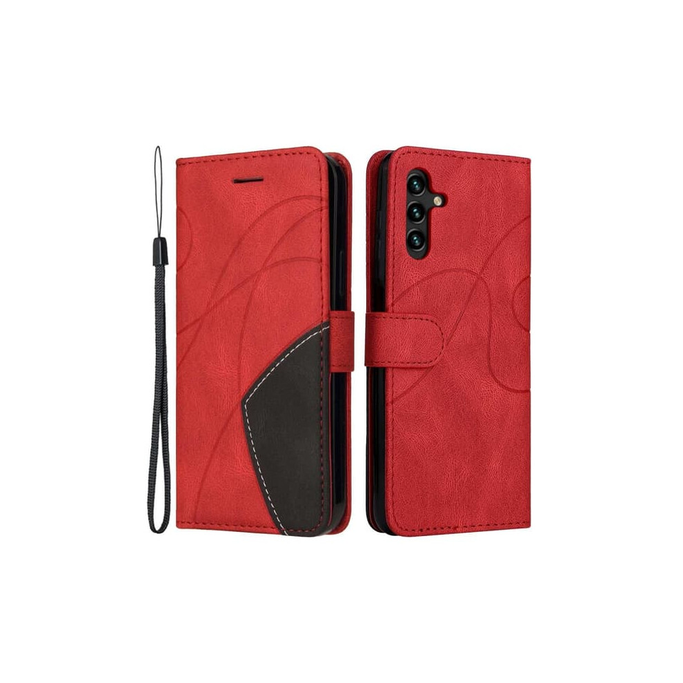 Kt Wallet Case For Samsung Galaxy A14 5G Red Black Black,Red 962125331455