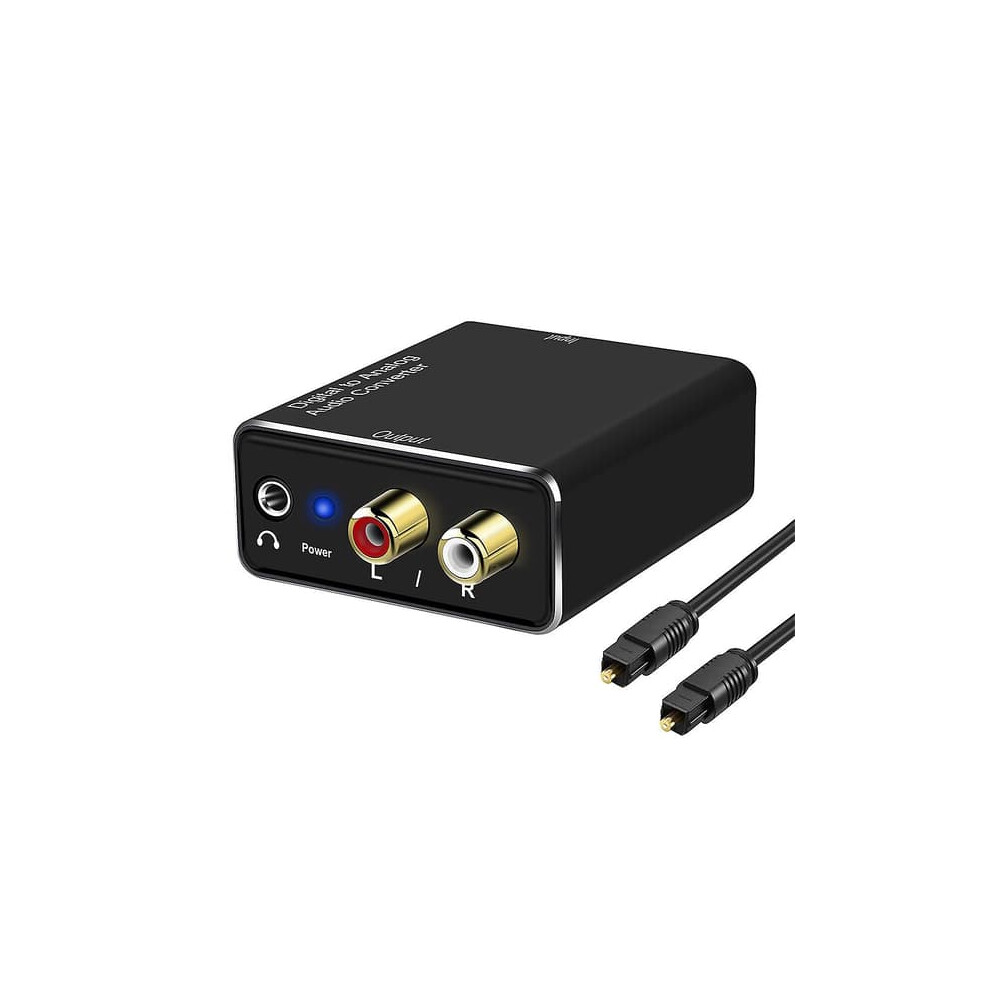 Digital To Analog Audio Converter Dac Spdif Optical Rca 962125331882
