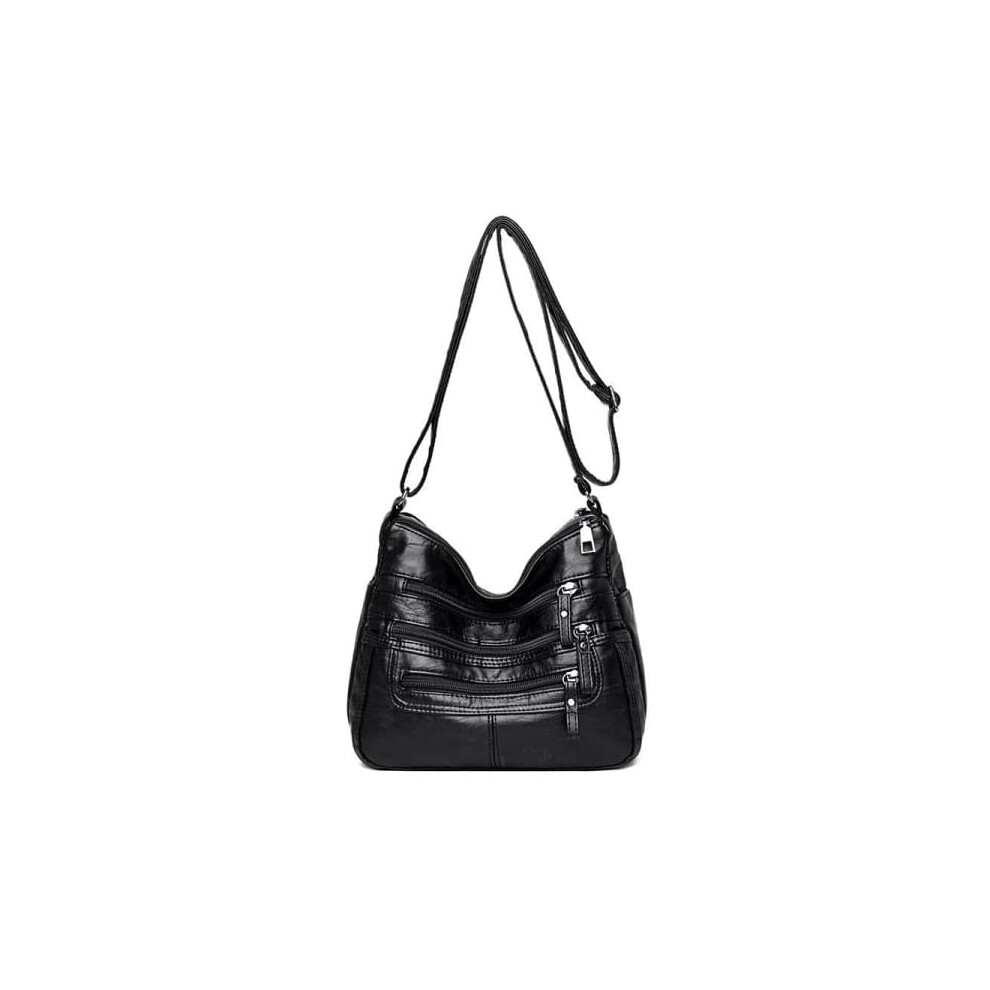 Women's Pu Leather Small Crossbody Messenger Bag With 962125318432