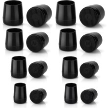 High Heel Protectors Black Non-Slip 8 Pairs 4 Sizes