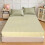 Bed Sheets Fitted Deep Pocket Checkered Solid Color Washable 4
