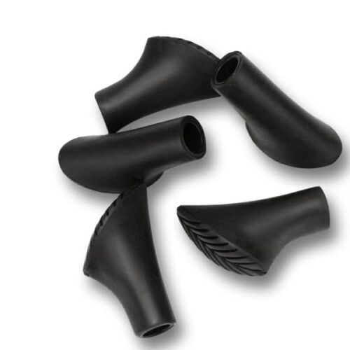 Hiking Pole Feet Black 6-Pack
