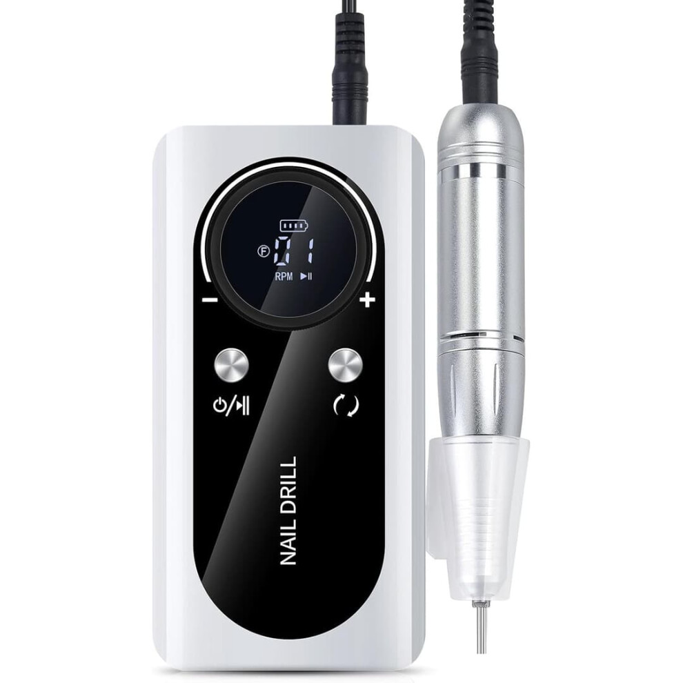 Electric Nail File Portable Rechargeable 45000 Rpm 962125332087