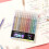Metallic Glitter Pen Drawing 1.0 mm 12 Colors 1