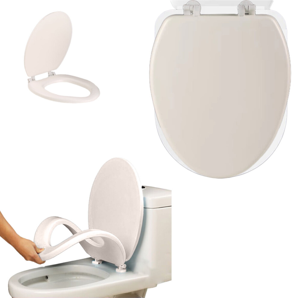 Karymi Toilet Seat Soft Close Plastic With Quick Release 940684086887