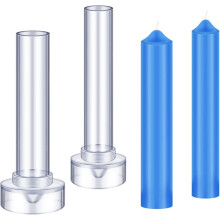 Tapered Cylinder Pillar Candle Molds 1 Piece