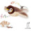 Interactive cat toy with flapping wings and chirping sounds 1