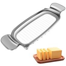 Lzvxtym Butterschneider, Käseschneider aus Edelstahl, Mehrzweck-Käseschneider, Lebensmittelschneider, Handliches Butterschneidewerkzeug