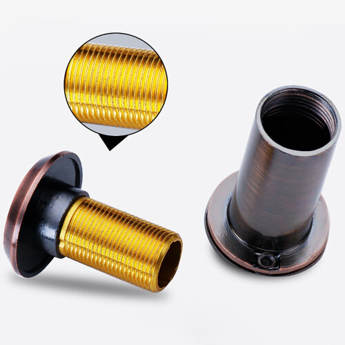 Door Peephole 220 Wide-Angle Optical Viewer Gold 2