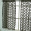 Perdele transparente geometrice negre, 61x99 cm (2 panouri) 8