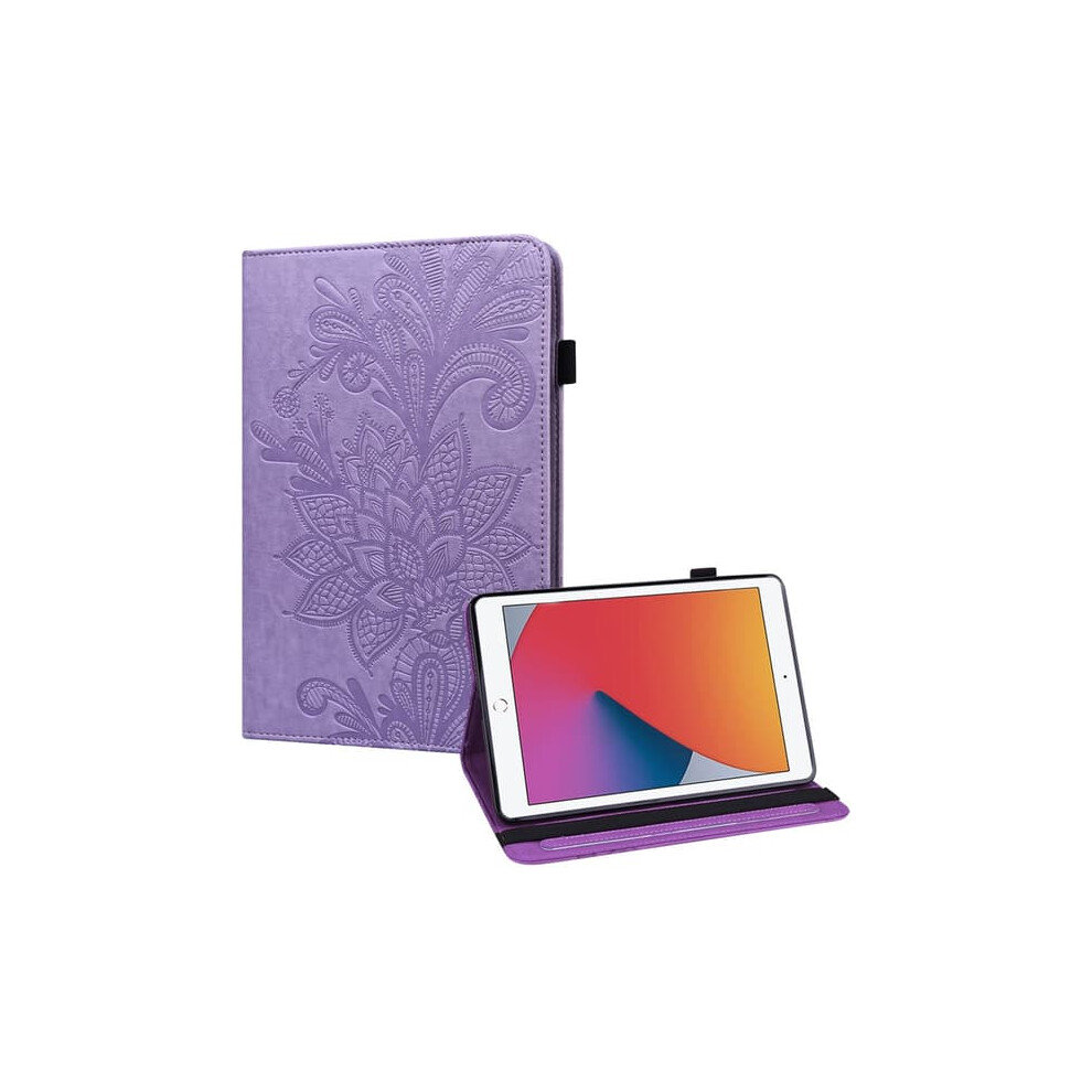 Skalo Ipad 10.2 Case Mandala Pattern Purple 962125334661
