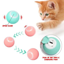 Cat Toy Moving Ball Blue 1 Pack