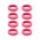 Luggage Wheel Covers Pink 8 pcs 1