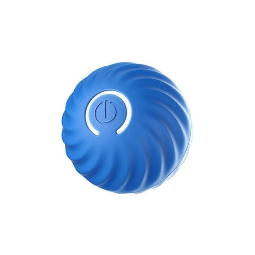 Automatic Teasing Dog Ball USB Rechargeable Blue