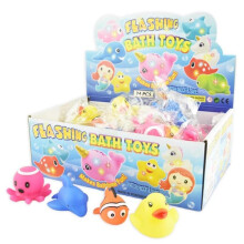 Swimming animals flashing fish toy set