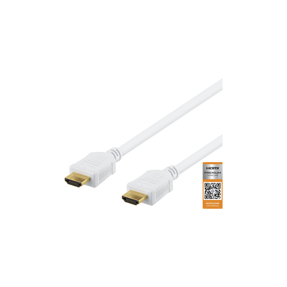 Premium Hdmi Cable 3M 4K Uhd With Ethernet White 962125321494