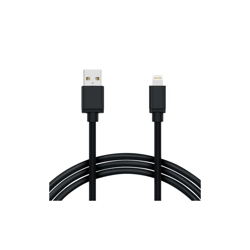 Lightning Cable Nylon 2M Fast Charging Black 962125320930