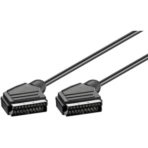 SCART connection cable nickel-plated 1.5 m