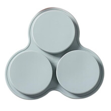 Baking Pan 4 Inch with 3 Sides Blue 1 Piece