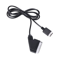 SCART cable for PS1 PS2 black