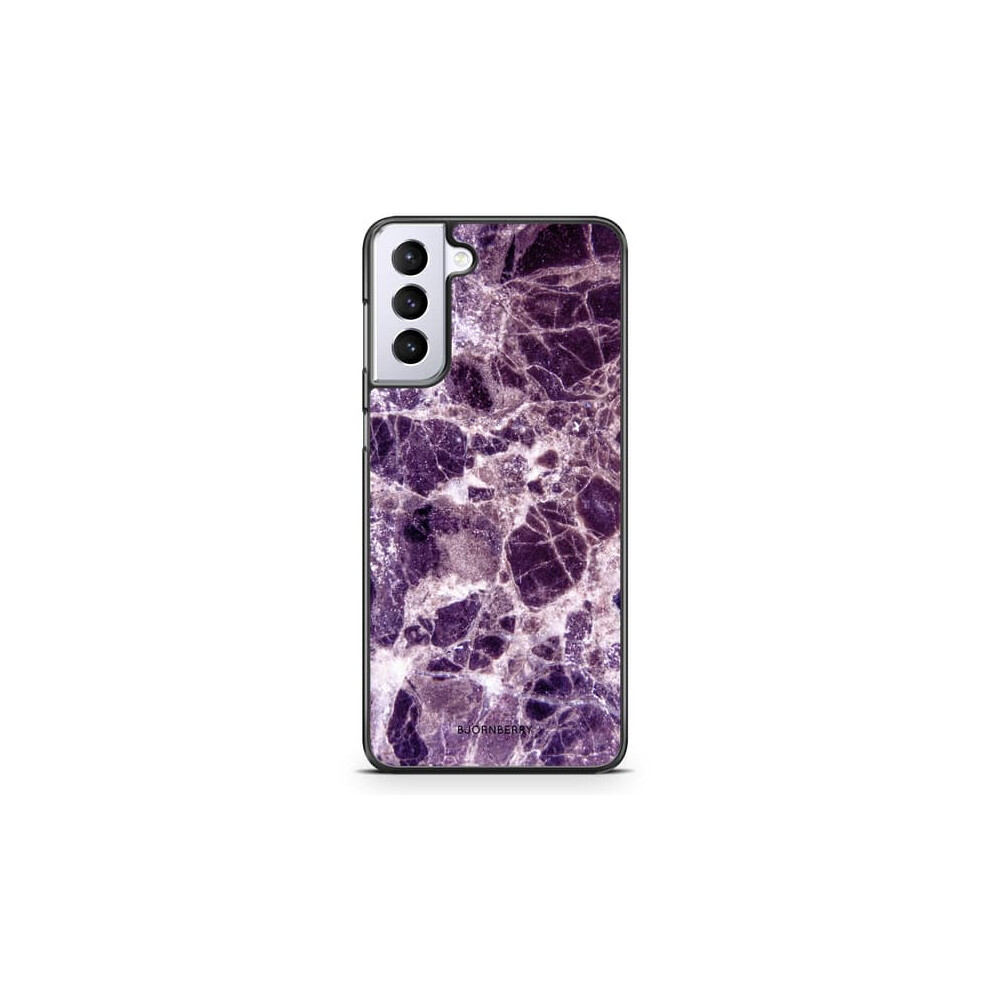Bjornberry Case For Samsung Galaxy S21 Plus Marble Purple 962125334388