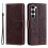 SKALO συμβατό με Samsung S23Mandala Wallet Case - Καφέ Καφέ 1