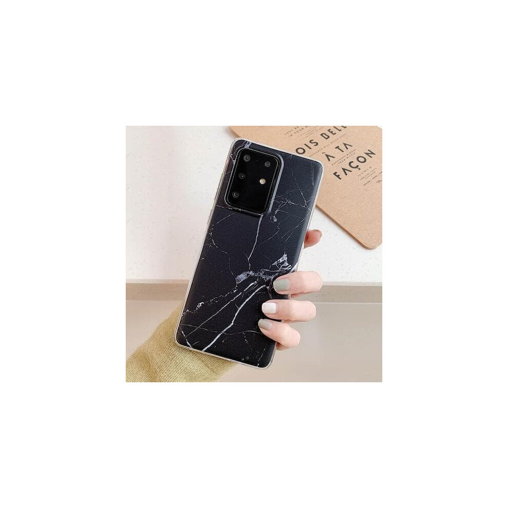 Samsung Galaxy S21 Ultra Marble Case Black 962125327755