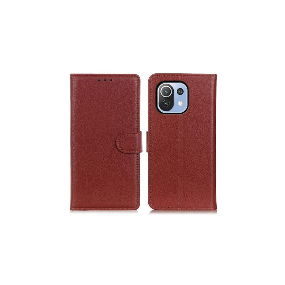 Xiaomi Mi 11 Wallet Case With Stand Brown 962125328219