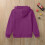 Girls Solid Color Hooded Sweatshirt Fall Winter 7-8 Years 5