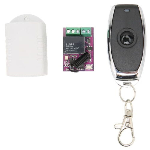 Wireless Remote Control Relay 20A 12V with Plastic Enclosure