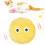 Interactive Catnip Ball Toy for Cats Yellow 1