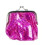 Mermaid-style children's wallet pink cerise 1