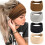 Women's wide elastic headbands for running yoga 4-pack 1