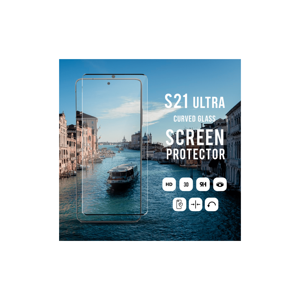 Samsung Galaxy S21 Ultra Tempered Glass 9H 3D 962125329490