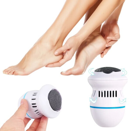 Electric Foot File Pedicure Tool White
