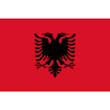 Albania flag country flag 1 piece