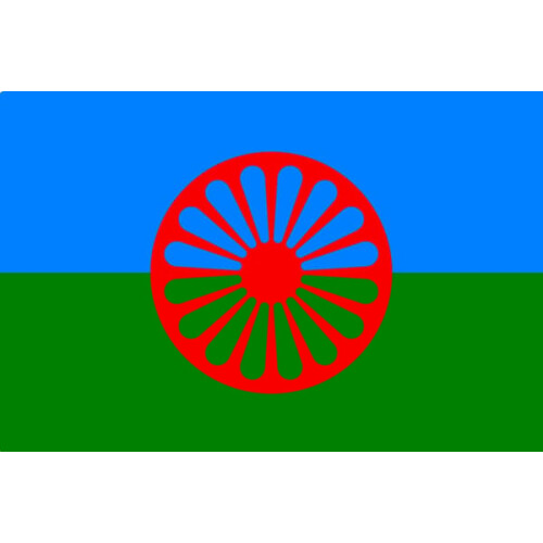 Romani flag rectangular 1 piece