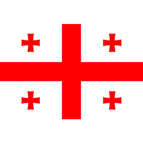 Georgia flag rectangular 3x5 feet
